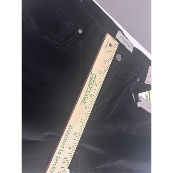 Calvin Klein Ultimate Skinny Black Corduroy Jeans Pants Size 14 New - Picture 11 of 13